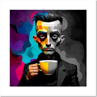 Morning Coffee - Colorful and Artistic Design Posters and Art